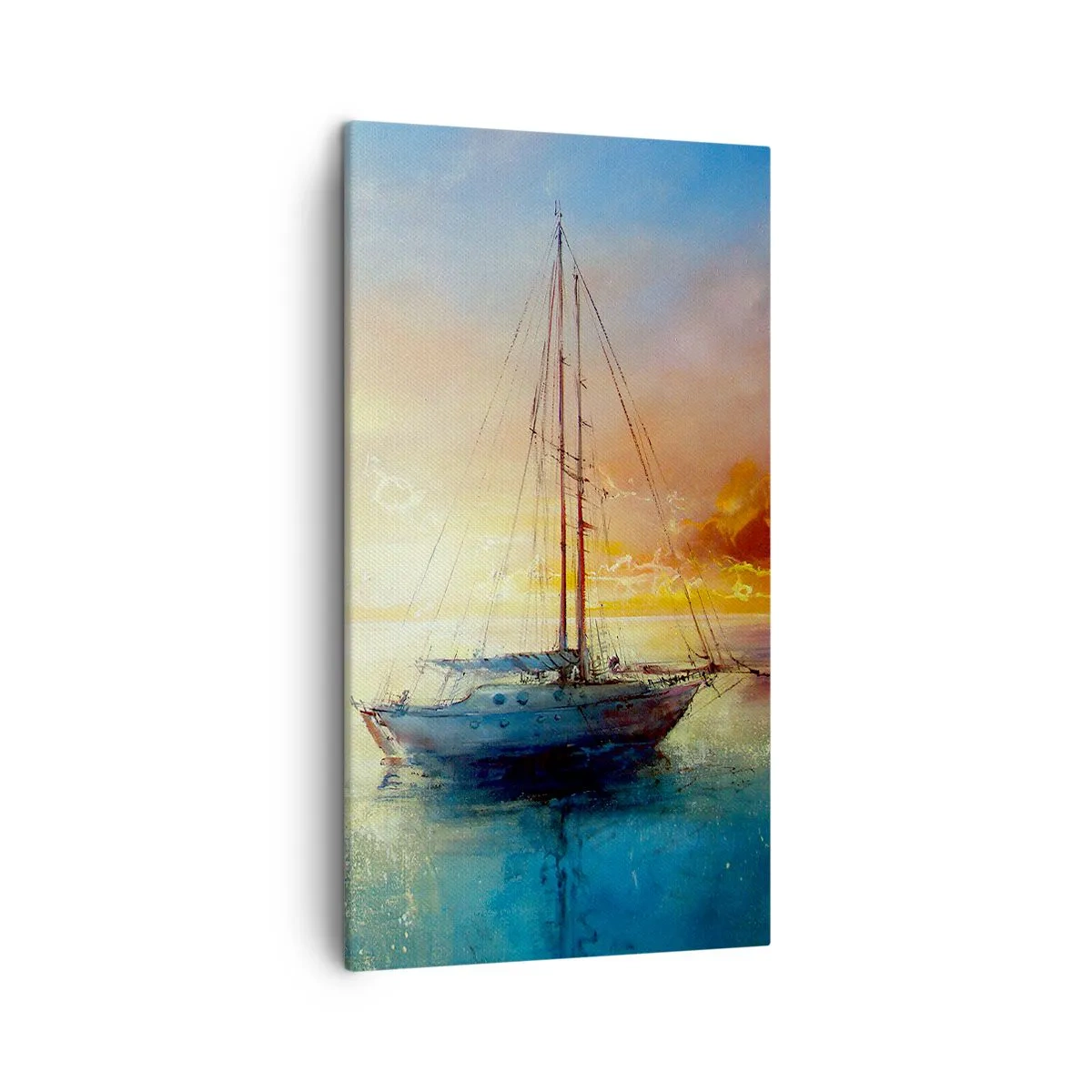 Canvas picture - In a Golden Bay - 45x80 cm