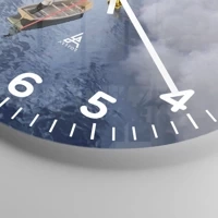 Clock face with numbers