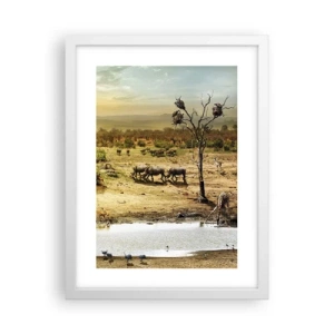 Poster in white frmae - There Is a River that Flows from Eden - 30x40 cm