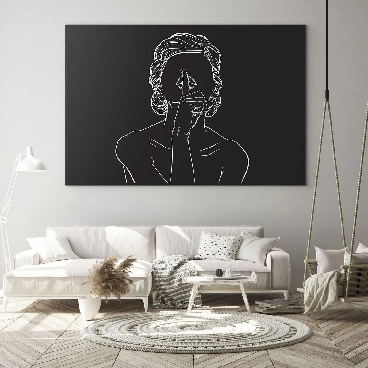 Glass picture - Beauty Blossoms in Soul - 70x50 cm