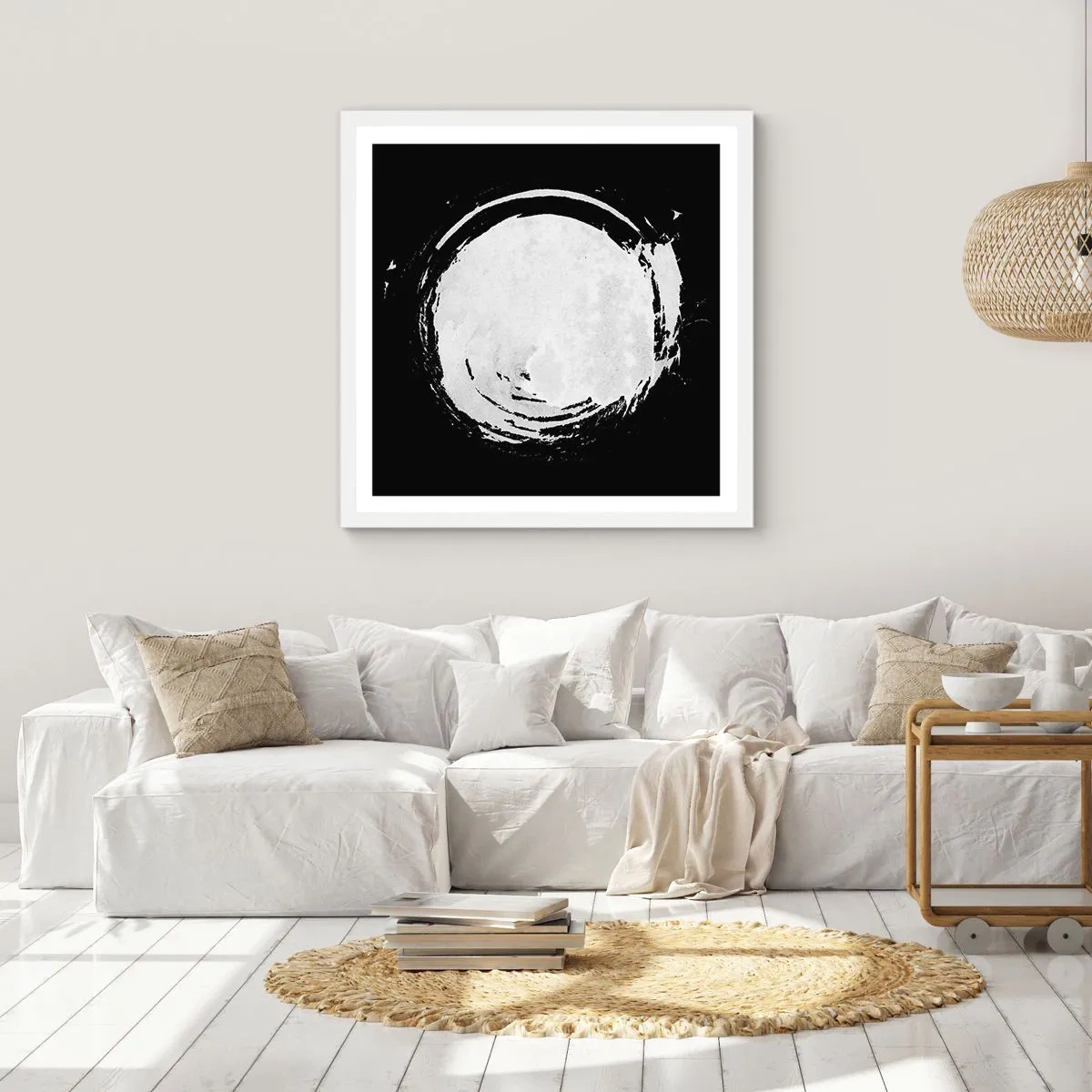 Poster in white frmae - Good Solution - 40x40 cm