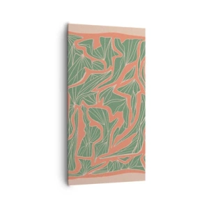 Canvas picture - Struggles of Colar and Green - 65x120 cm