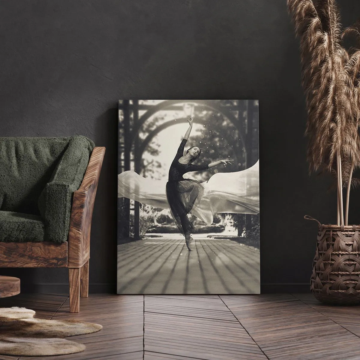 Canvas picture - Dance of the Garden Spirit - 80x120 cm