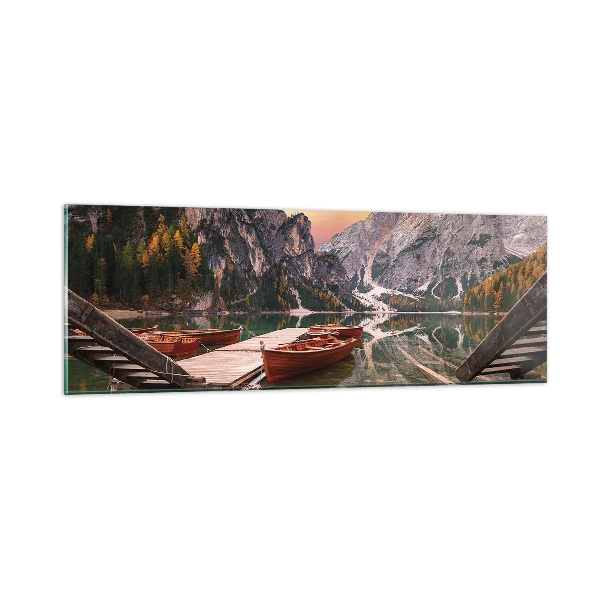 Glass picture - Promise of a Day - 90x30 cm