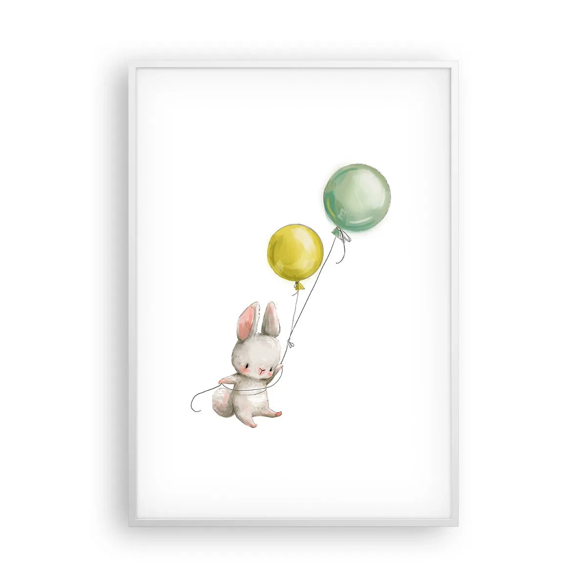 Poster in white frmae - I Will Fly Too! - 70x100 cm
