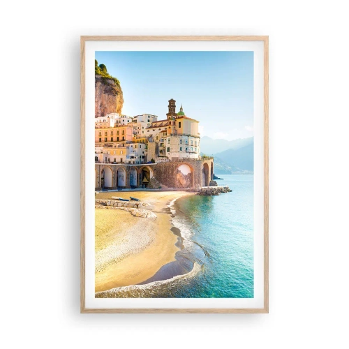 Poster in light oak frame - Incredible City - 61x91 cm