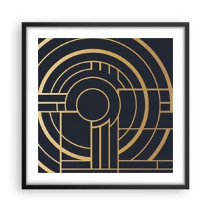 Poster in black frame - Tour of Things - 50x50 cm