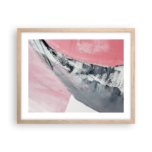 Poster in light oak frame - Fitted Composition - 50x40 cm