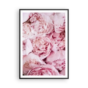 Poster in black frame - Cuddly and Fragrant - 70x100 cm