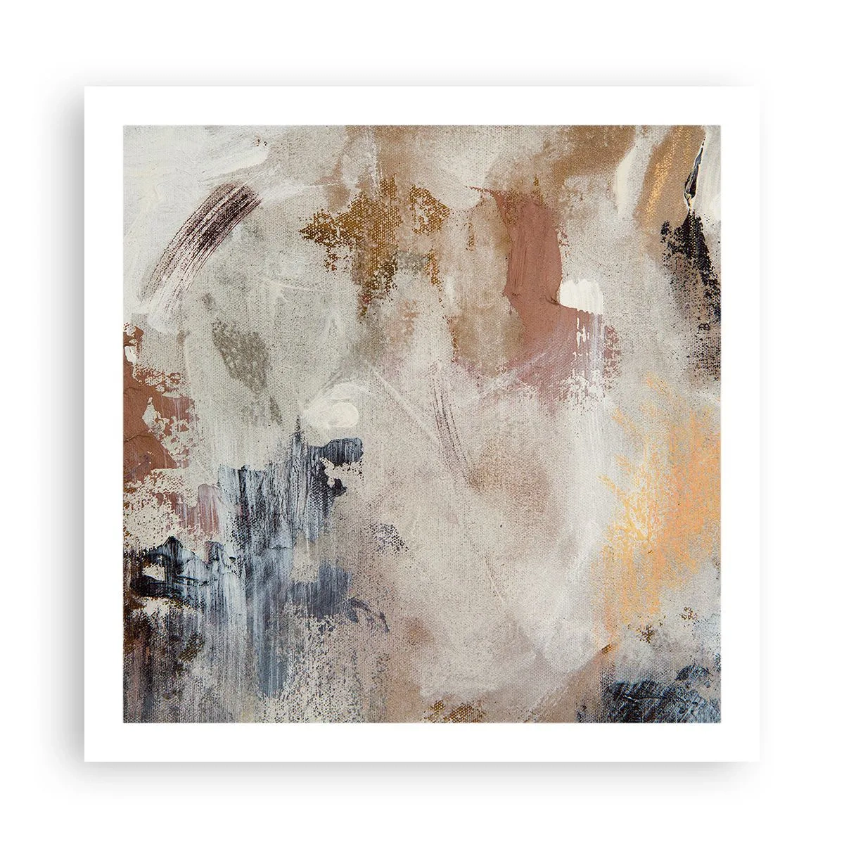 Poster - Foggy Abstract - 60x60 cm
