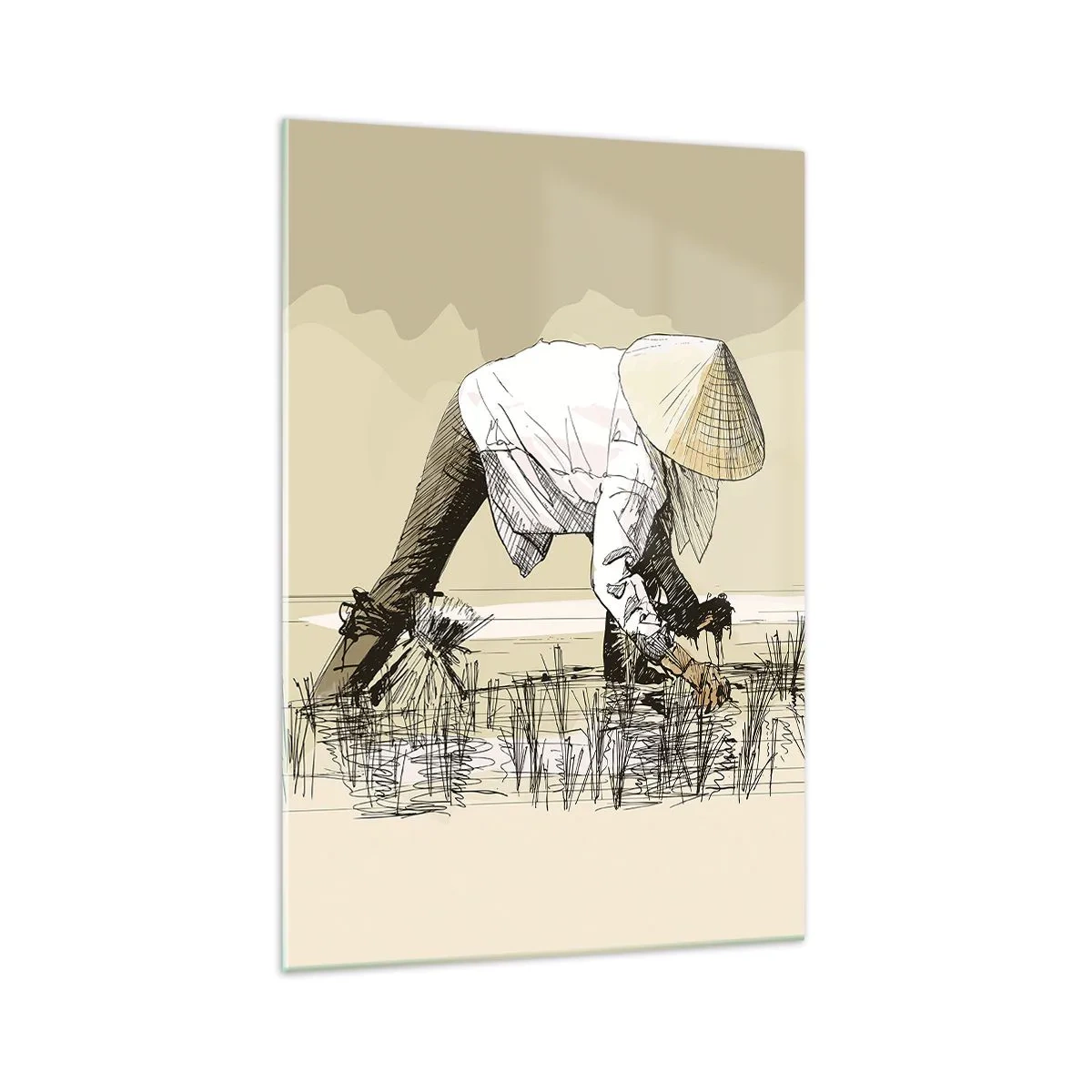 Glass picture - Good Harvest - 70x100 cm