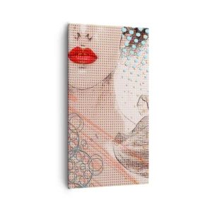 Canvas picture - Comic Heroine - 55x100 cm