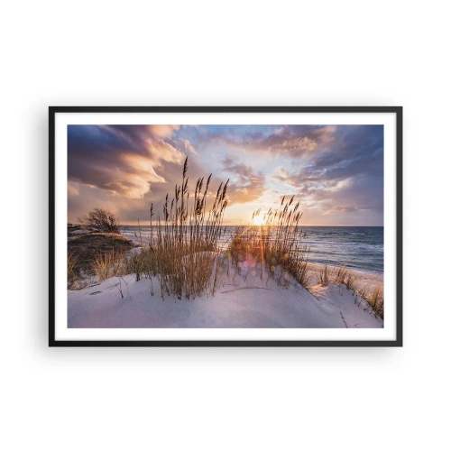 Poster in black frame - Farewell to the Sun and Wind - 91x61 cm