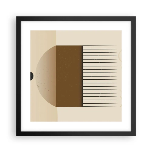 Poster in black frame - Different States - 40x40 cm