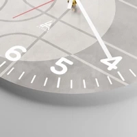 Clock face with numbers