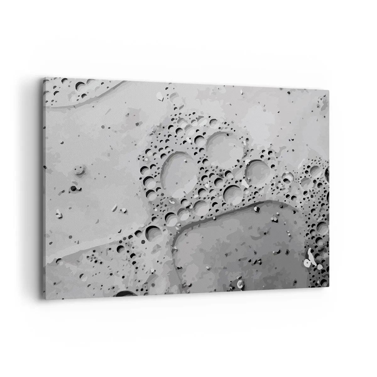Canvas picture - Foamy Footprint - 100x70 cm