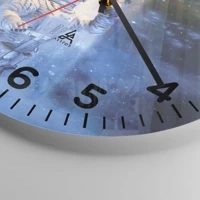 Clock face with numbers