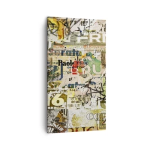 Canvas picture - So Much Is Going on - 45x80 cm