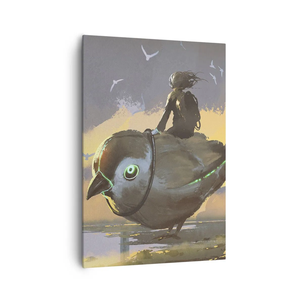 Canvas picture - Stop on a Fantastic Journey - 70x100 cm