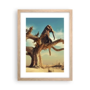 Poster in light oak frame - New Point of View - 30x40 cm