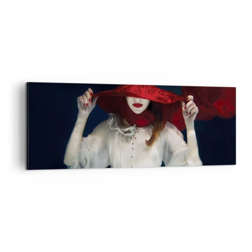 Canvas picture - Mysterious Woman - 140x50 cm