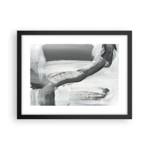 Poster in black frame - With a Decisive Move - 40x30 cm