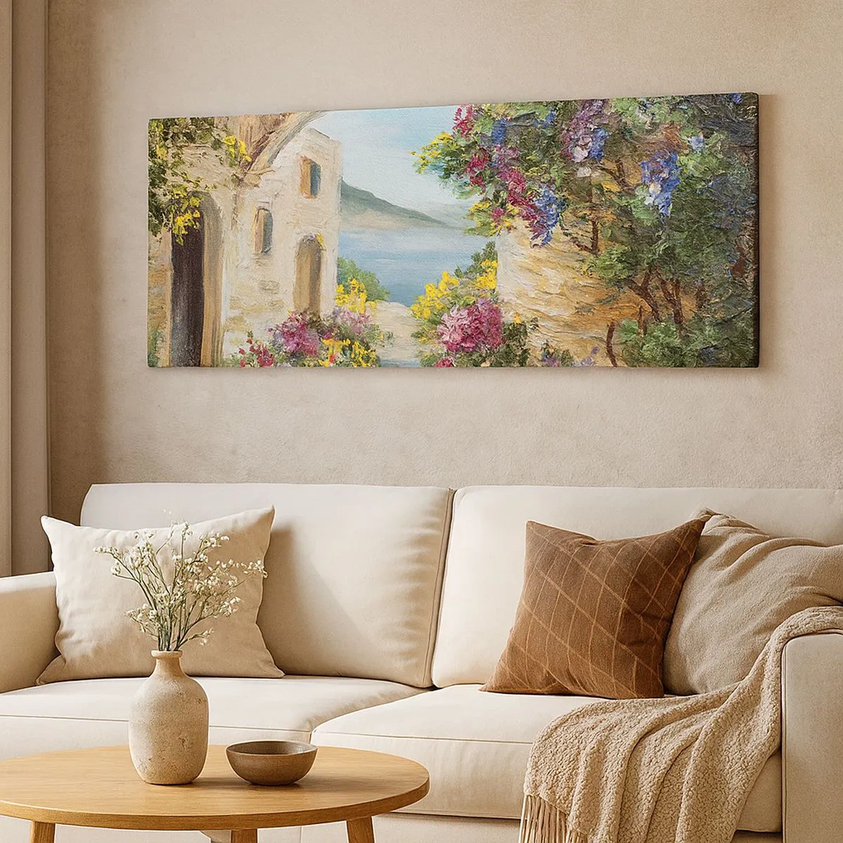 Canvas picture - Charm of a Sea Province - 100x40 cm
