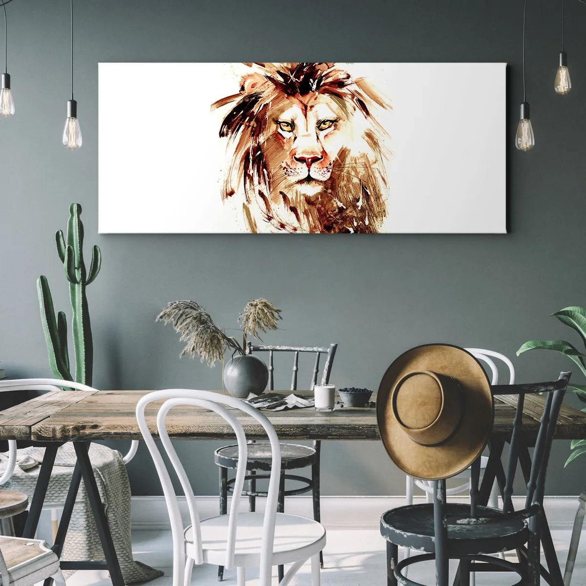 Canvas picture - Strength and Dignity - 140x50 cm