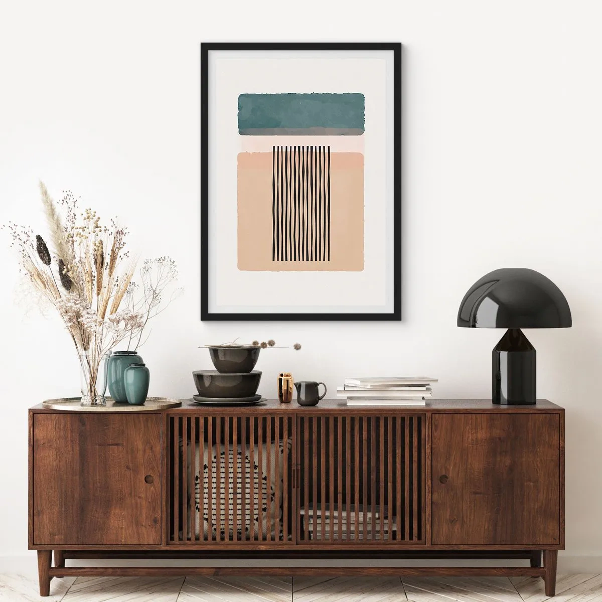 Poster in black frame - All in Order - 61x91 cm