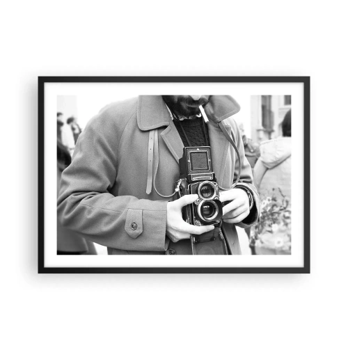 Poster in black frame - In Retro Style - 70x50 cm