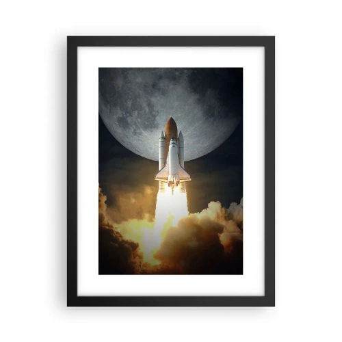 Poster in black frame - Beginning of Unearthly Adventure - 30x40 cm