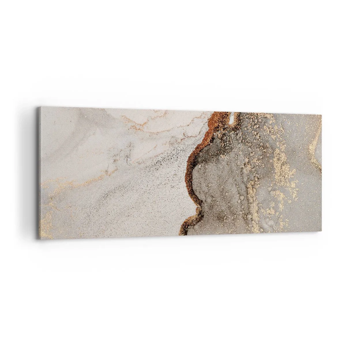 Canvas picture - On the Border of Colours - 100x40 cm