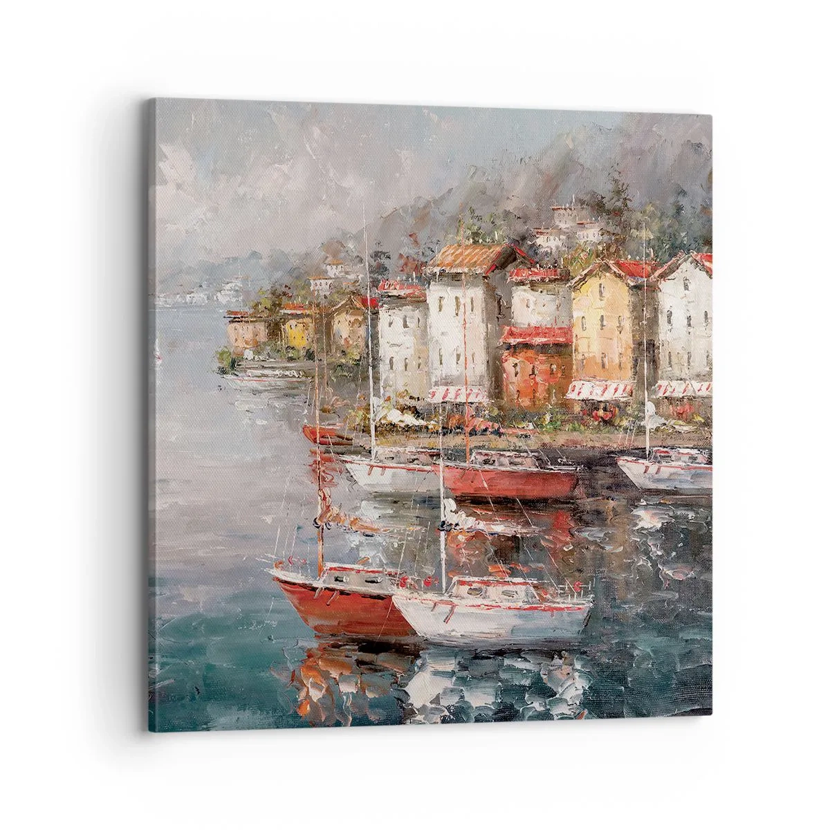 Canvas picture - Romantic Marina - 70x70 cm