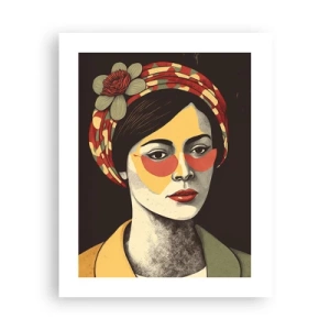 Poster - Coral Lady - 40x50 cm