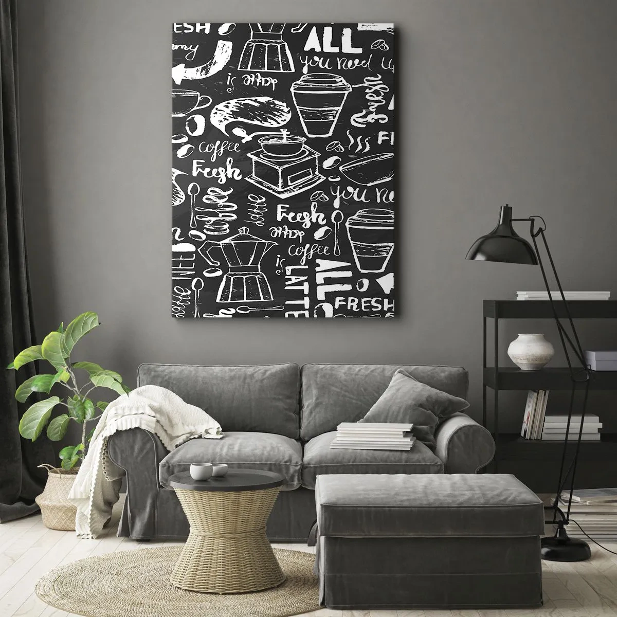 Canvas picture - All You Need Is… - 45x80 cm