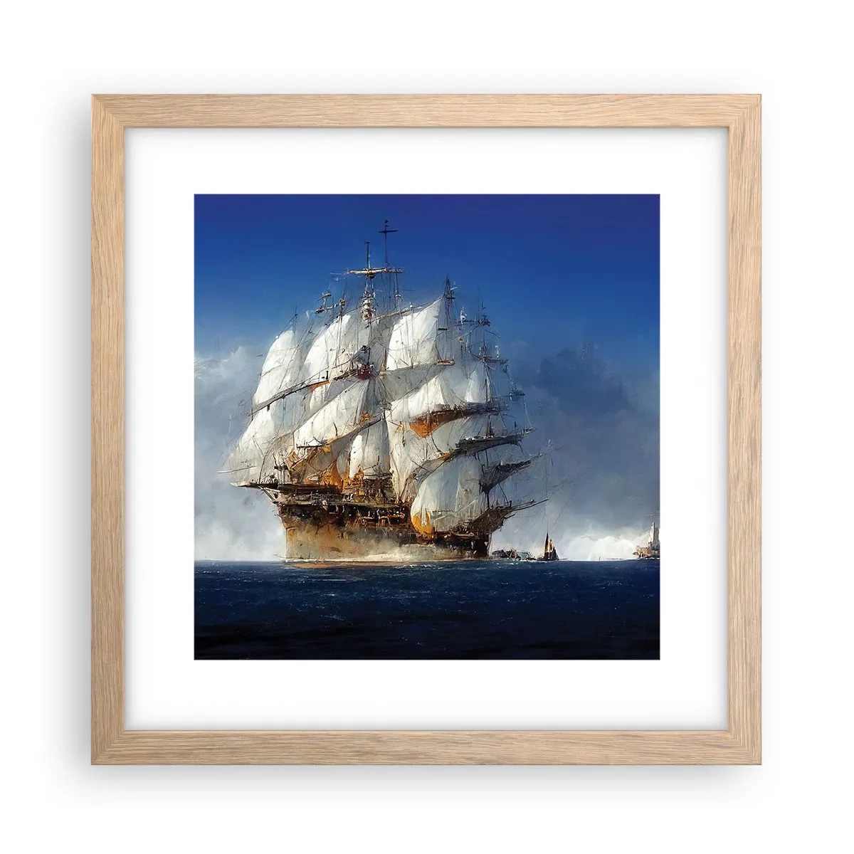 Poster in light oak frame - The Great Glory! - 30x30 cm