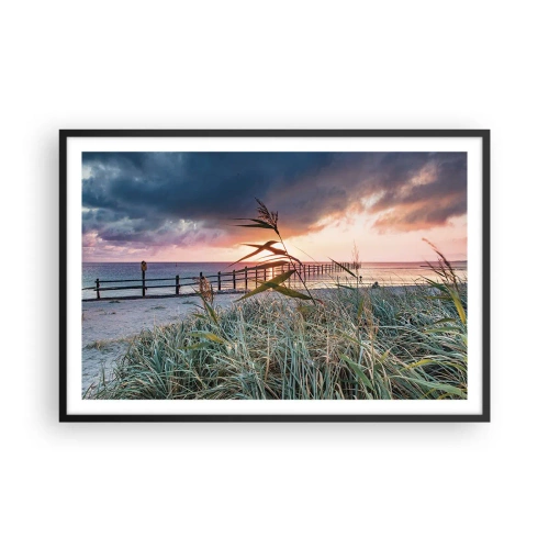 Poster in black frame - Not Gone with the Wind - 91x61 cm