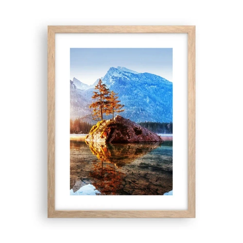 Poster in light oak frame - Nature in New Light - 30x40 cm