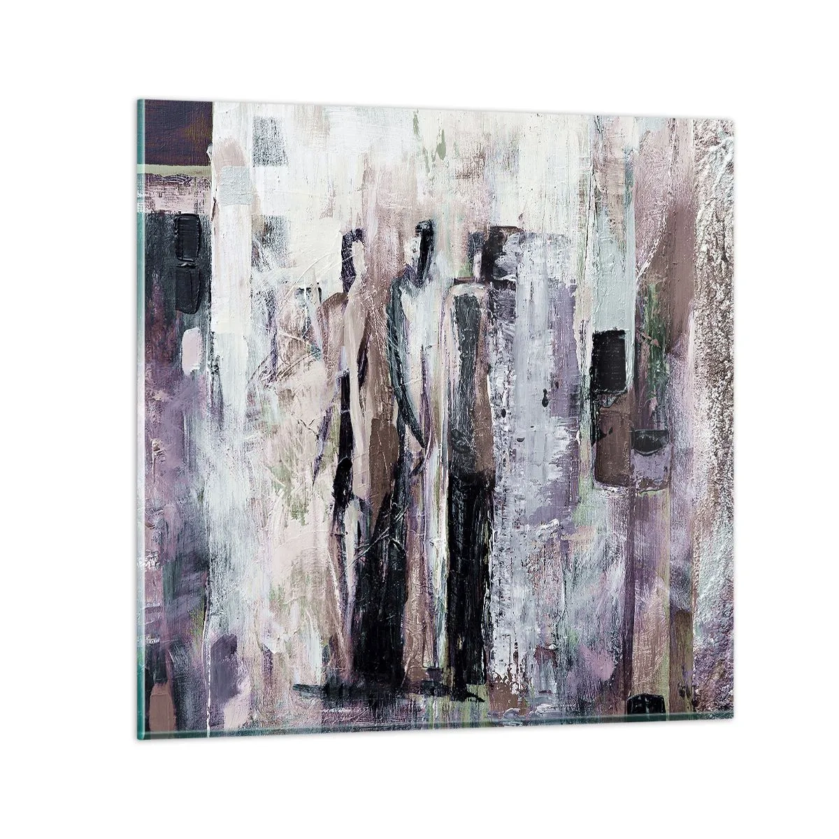 Glass picture - Mysterious Trio - 30x30 cm