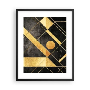 Poster in black frame - Sun of the Desert - 40x50 cm
