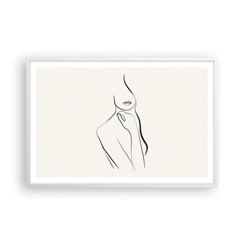 Poster in white frmae - Wave of Melancholy - 91x61 cm