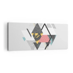 Canvas picture - Variation for Triangle and Rhombus - 100x40 cm