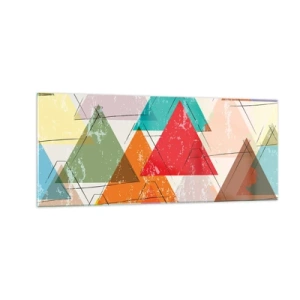 Glass picture - Three by Three - 100x40 cm