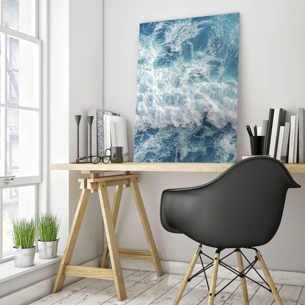Glass picture - Jouful and Loud - 50x70 cm