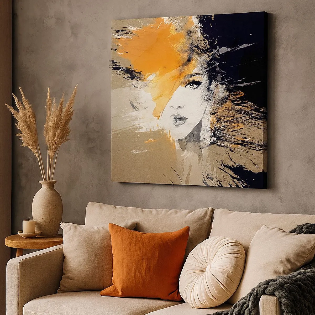 Canvas picture - And There Was Light - 30x30 cm