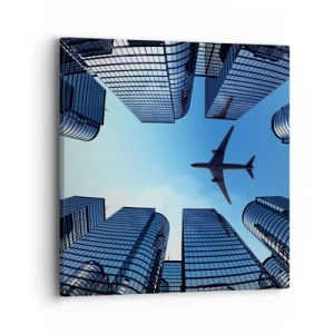 Canvas picture - View from a Glass Gorge - 40x40 cm