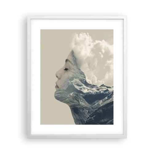 Poster in white frmae - Beauty of Elements - 40x50 cm